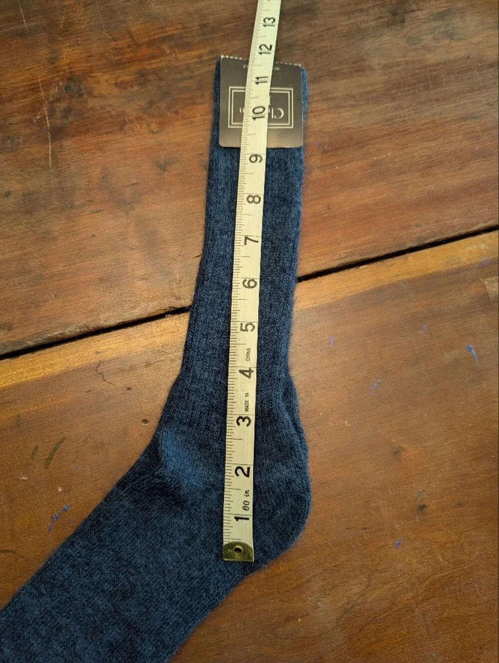 Dior Vintage Navy Blue Dress Socks